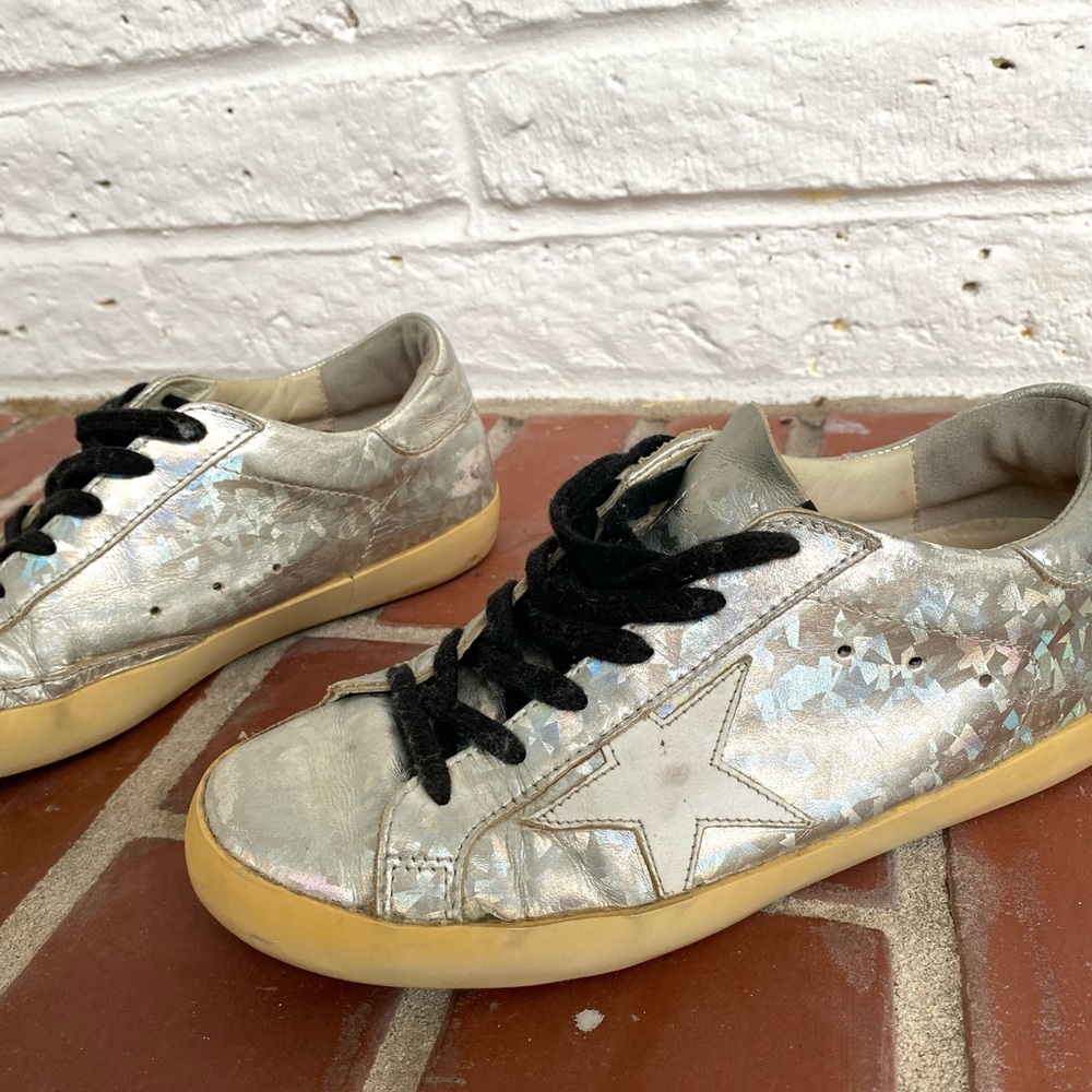 Iridescent Golden Goose Sneaker